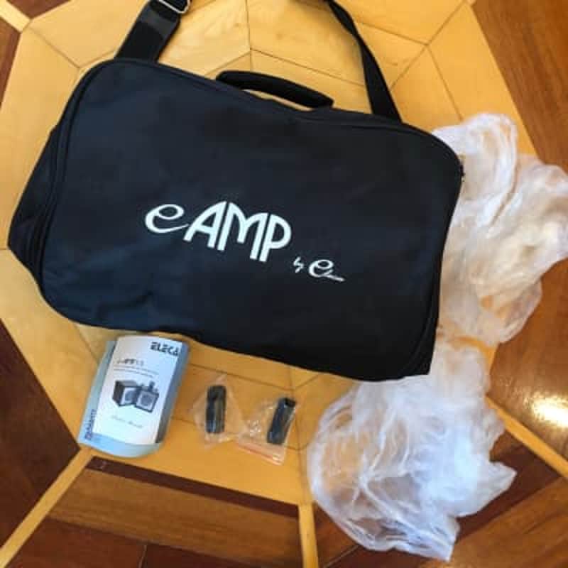 NEW UNUSED eAMP ELECTRA 1.0 eAMP ELECTRA 1.0 AMP CARRYING COVER CASE - BLACK w/ ADJUSTABLE  SHOULDER STRAP image 1