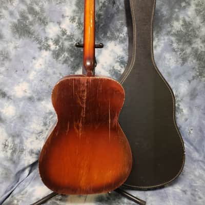 1969 Silvertone Model 1210 Big Stella Redburst Pro Setup New Strings Soft Case image 12