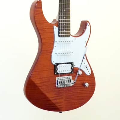 Yamaha PAC212VFM-CB Pacifica Flamed Maple Caramel Brown image 2