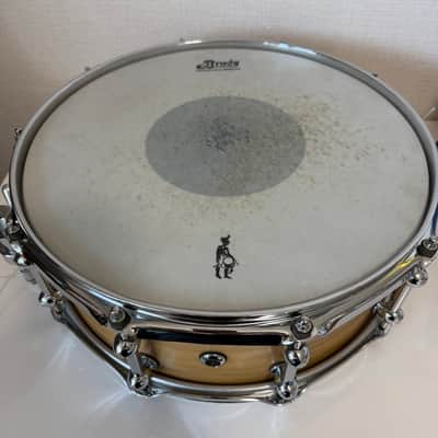 Brady Jarrah Ply Blackheart finish 14x5.5 snare drum image 2