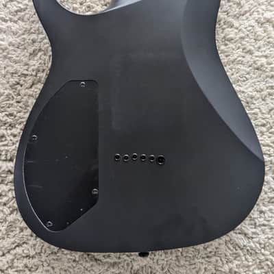 Ibanez RGRTBB21BKF Baritone Electric Guitar, Ebony Fretboard, Flat Black Finish image 4
