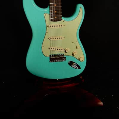 Fender Limited Edition 59 Strat Journeyman Relic 2022 - Faded Aged Sea Foam Green image 2