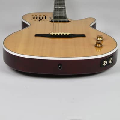 Godin Multiac Steel HG prototype (lace sensor)- Natural 2020 w/Gig Bag image 5