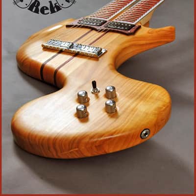 Custom REK Portato Guitar two-handed tapping touch. Like a doubleneck double neck Chapman Stick image 10
