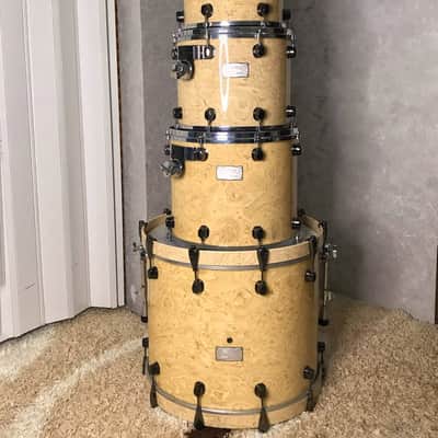 Mapex Orion Classic Series 5-Piece Shell Pack (22/16/14/12/10) - Antique Ivory Birdseye Maple image 5