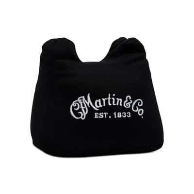Martin - 18A0076 - Guitar Neck Rest - Black w/ White Logo image 2
