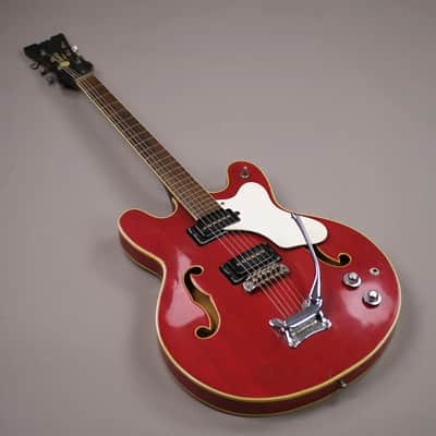 1968 Mosrite Celebrity lI (USA, Red, OHSC) image 5
