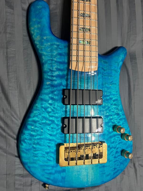 Spector Custom USA NS 2021 - Bahama Blue High Gloss image 1