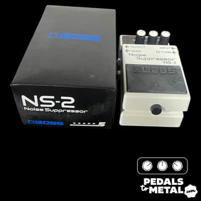 Boss NS-2 Noise Suppressor (Silver Label) 1989 - Present - White X14972 image 2
