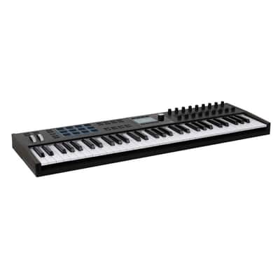 Arturia KeyLab Mk3 61 Keyboard MIDI Controller with DAW Integration, Enhanced Keybed, Visual Interface, 360-Degree Touch-Sensitive Potentiometers, Faders, Robust Wood and Aluminum Casing (Black) image 2