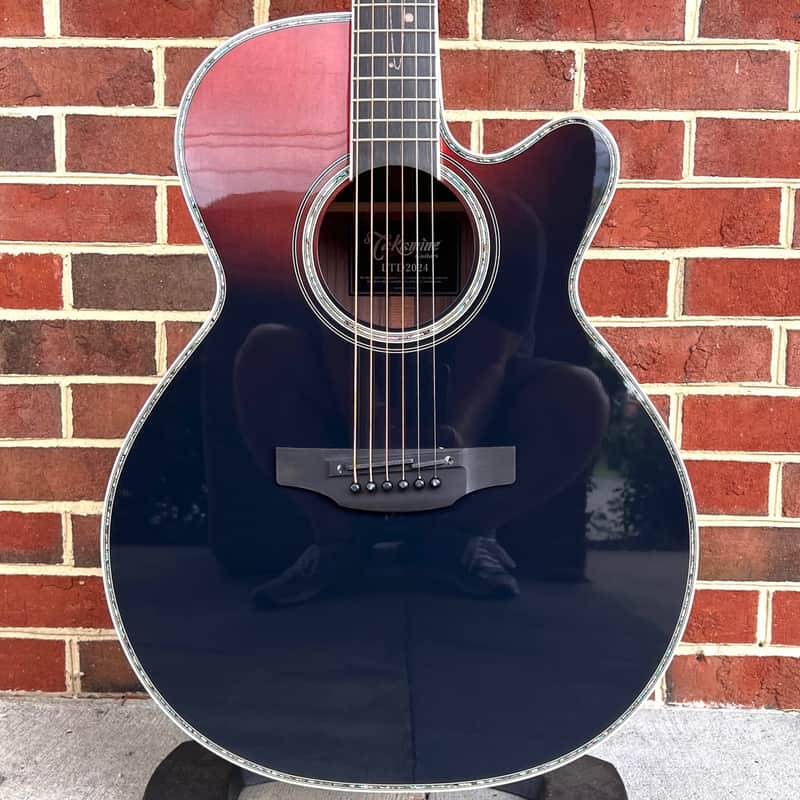 Takamine 2024 LTD, Solar System, Gloss Penumbra Blue Fade, Sitka Spruce Top, Rosewood Back & Sides, Ebony Fretboard, CTF-2N Electronics, Case image 1