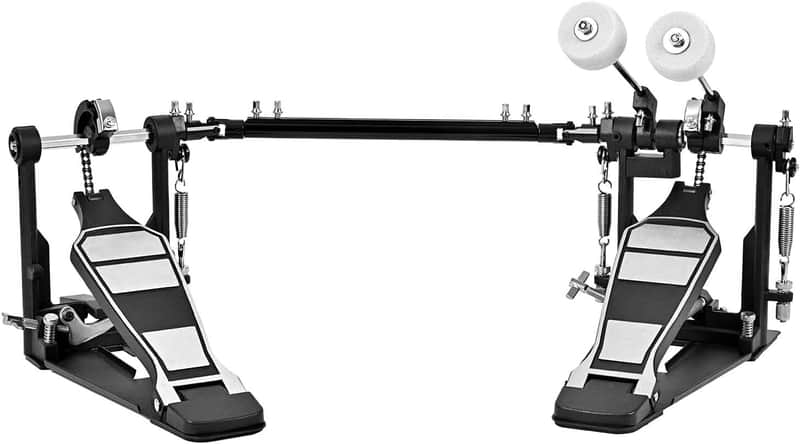 Double Bass Drum Pedals Double Drum Pedal for Drum Set Kit and Electronic Drums | Single Chain image 1