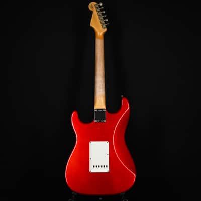 Fender Custom Shop Limited Edition 64 L-Series Stratocaster Journeyman- Aged Candy Apple Red 2026 (L11847) image 4