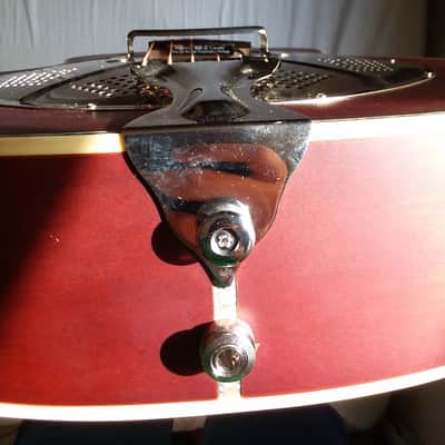 Republic Classic Biscuit Cone Wood Resonator w/ Schatten NR-2 Pickup image 2