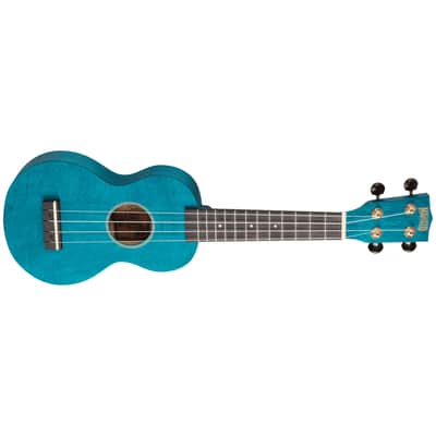 MS1TBU Slimline Soprano Bleu Satin + Housse Mahalo image 3