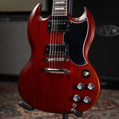 Gibson SG Standard '61 Faded Electric Guitar - Faded Vintage Cherry with Hardshell Case image 3