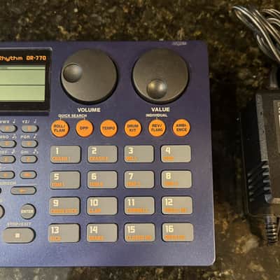 Boss Dr. Rhythm DR-770 w/ Original Power Supply and New CR2032 Battery - Very Good Condition! image 2