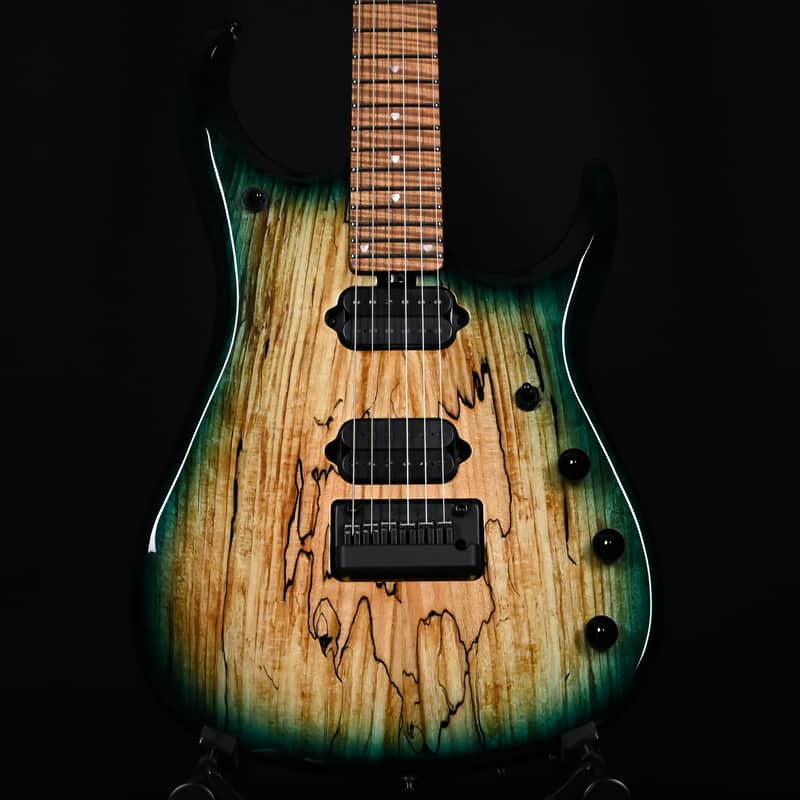 Ernie Ball Music Man JP15 Emerald Glow w/ Roasted Figured Maple Neck *Miami Guitar Exclusive* 2024 (H06726) image 1