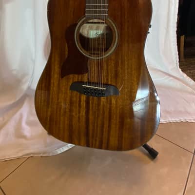 Sawtooth Mahogany Series Left-Handed 12-String Solid Mahogany Top Acoustic-Electric Dreadnought Guitar image 1