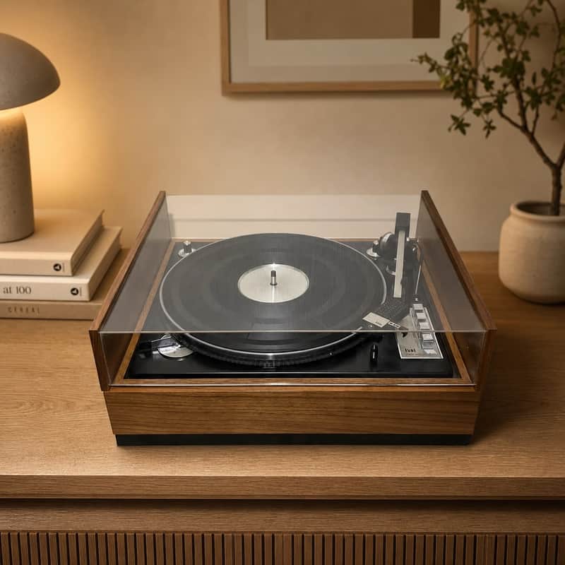 ELAC MIRACORD 50H 2 Rare Vintage MINT Turntable Warranty Idler Drive Automatic image 1