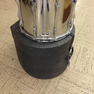 Ludwig 12" x 15" Marching Snare Drum 1970's Stainless Steel image 2