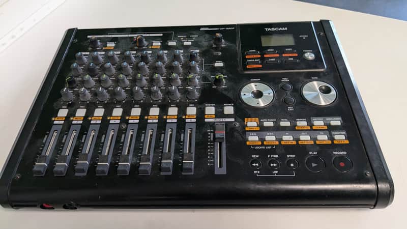 TASCAM DP-02CF Digital  8-Track Recorder 2010s - Black image 1