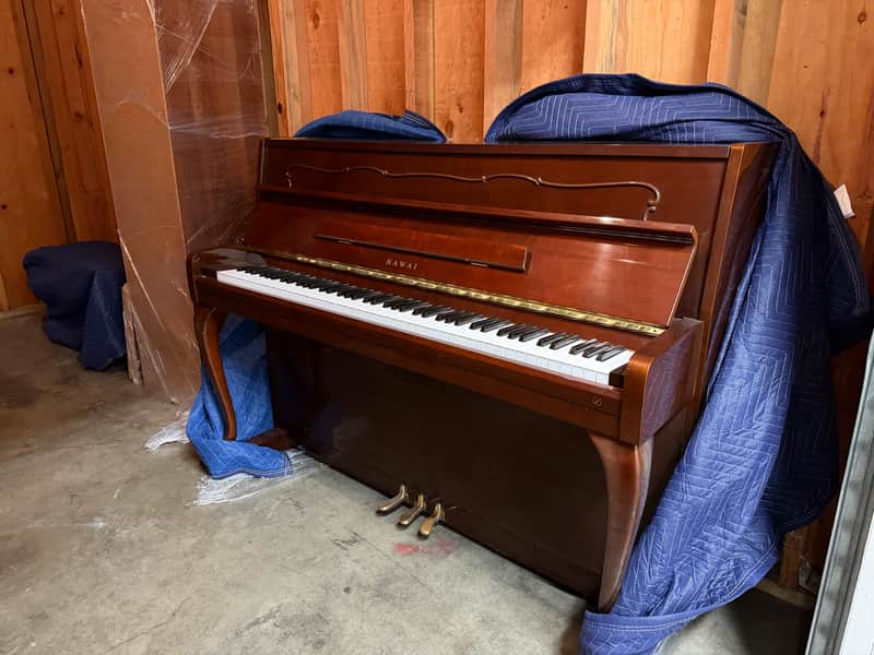 Kawai C-107 1980 - Polished Mahogany image 1