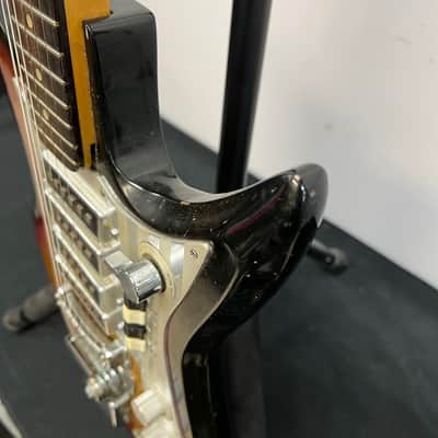 Vintage Silvertone Model 759 1437 Teisco 1960's Sunburst Electric Guitar Made in Japan Guitar image 15