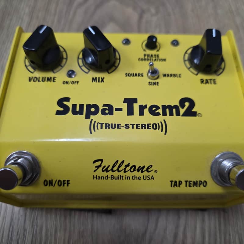 2010s Fulltone Supa Trem 2 Yellow