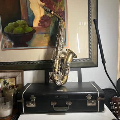 Vintage Evette and Schaeffer Alto Gold Lacquer image 1