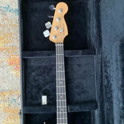 Hembrook Custom P-bass - BassLines pickups, ProTec hardshell case, USA American Fender style 4-string vintage sunburst image 3