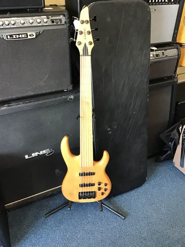 CARVIN LB-76 6 STRING BASS 1990’s - NATURAL image 1