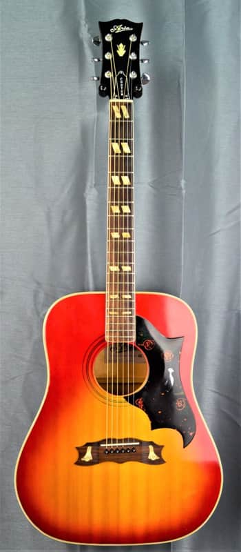 ARIA Dove WH30 Custom 1973 Cherry Sunburst japan import + hardcase