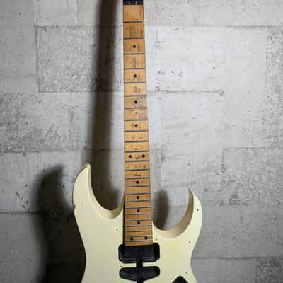 Ibanez RG550-WH Husk Maple Fretboard 1989 White Fujigen image 3