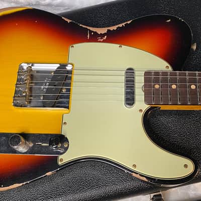 Fender '63 Relic Limited Edition Telecaster - Handwound PU's - Custom Shop - Authorized Dealer - Sunburst 7.25lbs - G05514 image 3