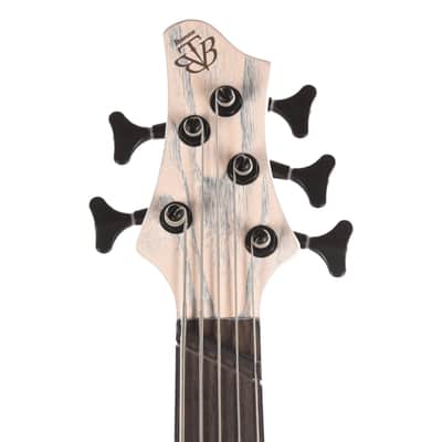 Ibanez BTB865MSTWF BTB Bass Workshop 5-String Electric Bass Multi scale Transparent White Flat image 6
