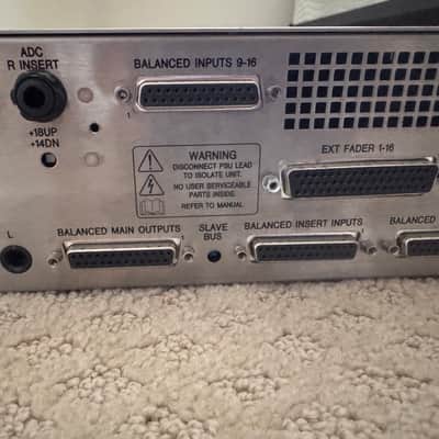 AMS Neve 8816 + 8804 Fader Pack + ADC/Digital Option, PSU & Cable image 7