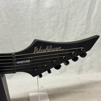 Washburn PX-SOLAR16 solar 16 EC Parallaxe Guitar with Case 2016 - Black image 9