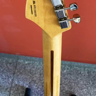 Fender Standard Stratocaster MIM Black Maple Neck Strat Electric Guitar – Excellent Condition + Free Gig Bag image 4