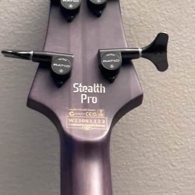 Schecter Stiletto-4 Stealth Pro EX 2023 - Present Satin Black image 5