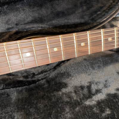 Leo Jaymz T style electric guitar - Flag graphic image 4