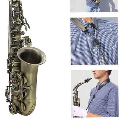 Professional Brass Bend EB E-Flat Alto Saxophone with High F# image 6