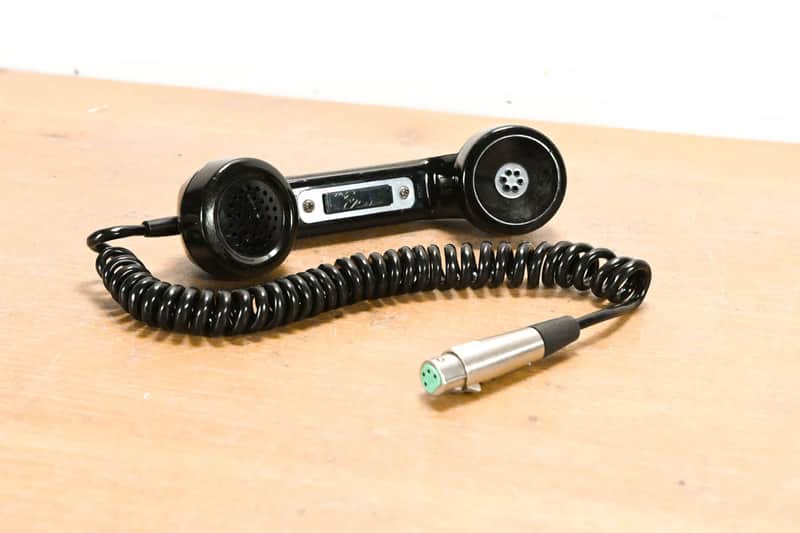 RTS HS-6A Telephone-Style Intercom Handset (Black) CG011SJ image 1