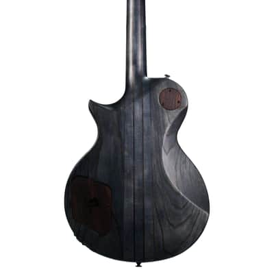 10S GF Neck-Thru Maple Walnut 5 Piece Neck, Ash Body, EMG Pickups Electric Guitar Satin Black image 3