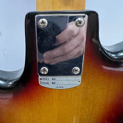 Vintage Silvertone Model 759 1437 Teisco 1960's Sunburst Electric Guitar Made in Japan Guitar image 23