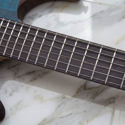 Jericho Guitars Edge 6 NT Evertune Royal Blue Spalted Maple 2026 - Open-Pore image 6