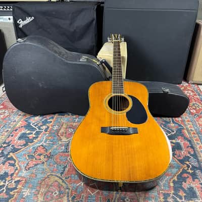 *VIDEO* TF Morris D-41 Style Dreadnought Model W-50 Solid Top - 1980's image 8