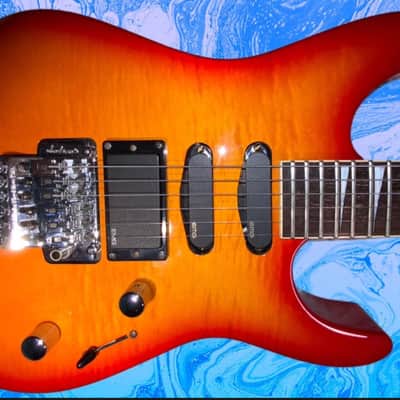 ⚠️ 1998 Jackson Dinky DK2 w/EMGs Orange Sunburst SSH EMGs Nearly Mint Condition! image 1