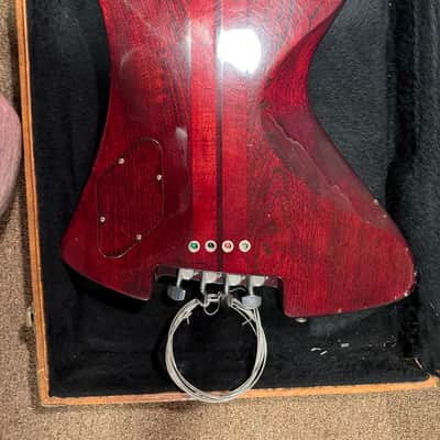 Washburn B-20 8 String Bass 1970s - Sunburst image 10