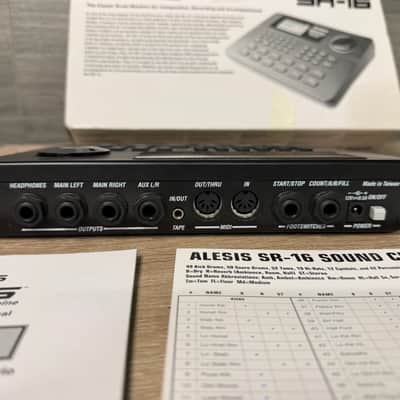 Alesis SR-16 Portable Electronic Drum Machine #3262 image 7